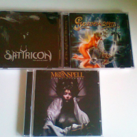 Метъл готик дискове Satyricon, Graveworm, Moonspell, снимка 1 - CD дискове - 44808673