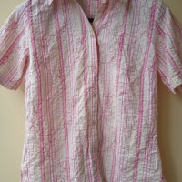 Дамска риза с къс ръкав - 100% памук, снимка 4 - Ризи - 41228215