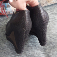 Естествена кожа / дамски обувки на платформа "Ixos" / номер 37 / 38, снимка 7 - Дамски елегантни обувки - 44924148