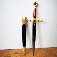 Декоративен масонски нож, снимка 3 - Подаръци за мъже - 36355556