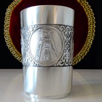 Чаша,халба от калай в чест на Миньорите. , снимка 6 - Антикварни и старинни предмети - 39967991