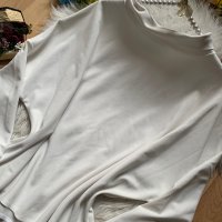 Бяла елегантна блуза, снимка 2 - Блузи с дълъг ръкав и пуловери - 38694250
