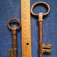Стари ключове от врати и порти, снимка 4 - Антикварни и старинни предмети - 44577840