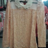 Нова дамска блуза  размер s/m  цена 7 лв, снимка 1 - Блузи с дълъг ръкав и пуловери - 39999095