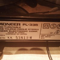 PIONEER PL335 грамофон, снимка 9 - Грамофони - 42725381