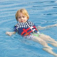 Нова Детска жилетка за плуване с каишка за разкрач Год.2-3год. Момичета Момчета, снимка 3 - Водни спортове - 41766122