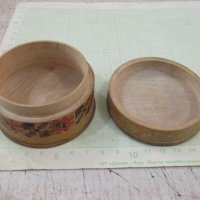Кутийка кръгла стара дървена, снимка 7 - Други ценни предмети - 41668882