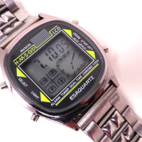 Неизползван швейцарски мъжки електронен часовник ESAQUARTZ, снимка 7 - Мъжки - 44790087