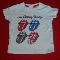 68см H&M Rolling Stones, снимка 3 - Бебешки блузки - 41529668