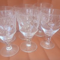 Кристални чаши за алкохол, столче, ръчна гравюра – 6 бр, снимка 4 - Чаши - 41990941