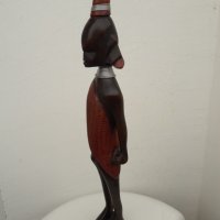 африканска дървена фигура,статуетка, снимка 15 - Статуетки - 38851654