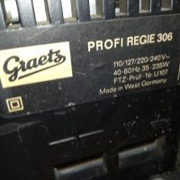 GRAETZ-PROFI REGIE 306-MADE IN WEST GERMANY 0711211814, снимка 10 - Ресийвъри, усилватели, смесителни пултове - 34726267