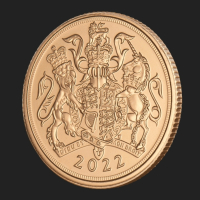 Златна монета Елизабет II 2022г. 2гр, снимка 3 - Нумизматика и бонистика - 44828114