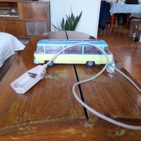 Стара играчка автобус, снимка 1 - Антикварни и старинни предмети - 41818587