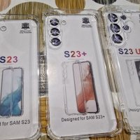 Samsung S23,S23+,S23 Ultra anti-shock 1.5mm прозрачен силикон, снимка 3 - Калъфи, кейсове - 39699786