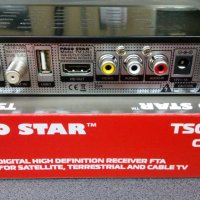 Комбиниран HD DVB-T2 + DVB-S2+ DVB-C приемник Paco Star TSC1262, снимка 3 - Приемници и антени - 25072848