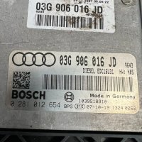 Компютър двигател / ECU 03G906016JD 0281012654 за Audi A4 B7 2.0 TDI, снимка 2 - Части - 41436192
