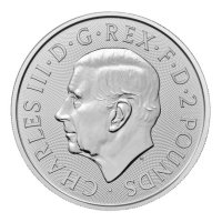 1 oz Сребърна монета "Кралския Герб" 2023 - Великобритания, снимка 2 - Нумизматика и бонистика - 42228661