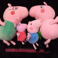 Лот плюшени играчки Peppa Pig Пепа Пиг 30 см, 20 см, 15 см, снимка 2 - Плюшени играчки - 44264118