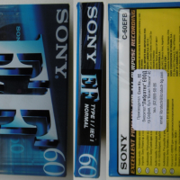 Аудио касета SONY/C-60EFB,IEC I/нормална лента, снимка 1 - Аудио касети - 36516690