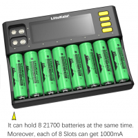 Професионално, зарядно и тестер за батерии LiitoKala Lii-S8, снимка 2 - Други инструменти - 36372012