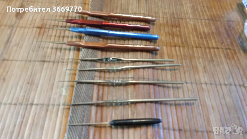 Сет от 9 куки за плетене на една кука Tulip, снимка 1