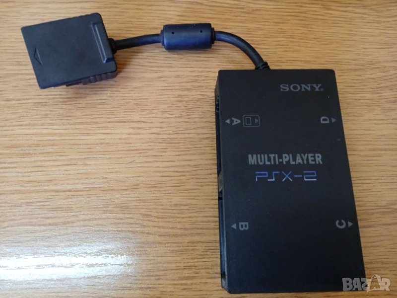 ОРИГИНАЛНО! SONY® Playstation™ 2 Multi-Player (MultiTAP) PSX-2 PS2 Адаптер Разклонител за 4 Играча, снимка 1