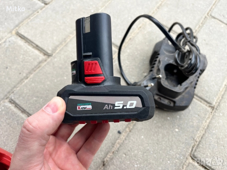 Parkside performance 12v 5Ah батерия + зарядно подарък, снимка 1