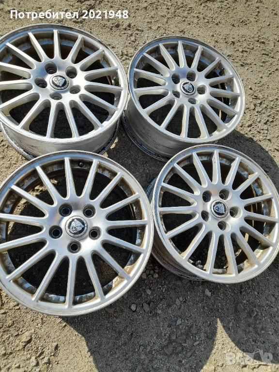 Продава оригинални алуминиеви джанти Ягуар,16 цола, снимка 1