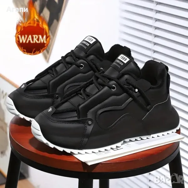 Мъжки топли ватирани маратонки № 42 нови, снимка 1