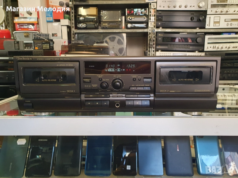 Касетен дек Technics RS-TR474 В отлично техническо и визуално състояние., снимка 1