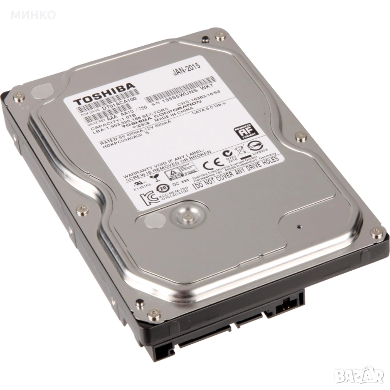 1TB SATA3 перфектен  диск, снимка 1