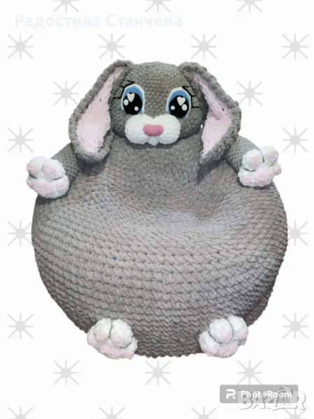 Барбатон заек - ръчно плетен , снимка 1