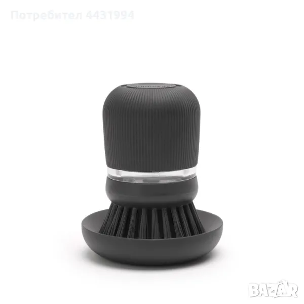 Четка с дозатор за течен сапун Brabantia Dark Grey, снимка 1
