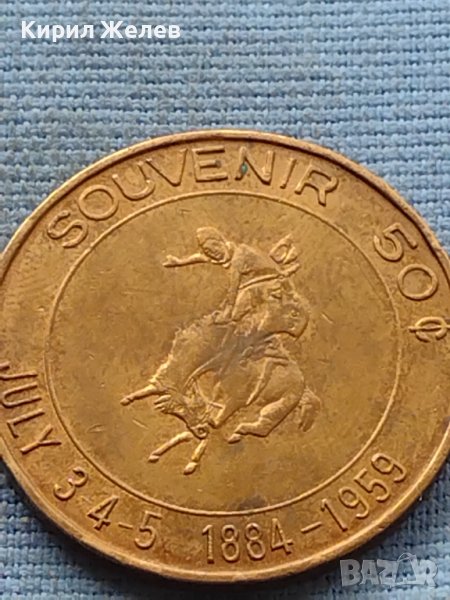 Сувенирна монета BUFFALO - WYOMING рядка за КОЛЕКЦИОНЕРИ 38087, снимка 1