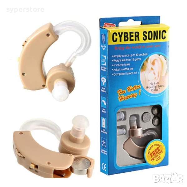 Слухов апарат с батерии Digital One SP00381 различни приставки, снимка 1