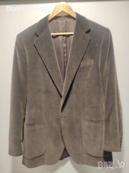 Мъжко кафяво сако., снимка 1