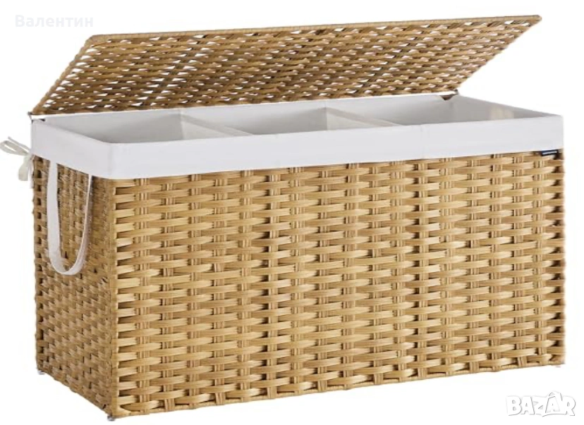 Сгъваем кош за пране 200L SONGMICS, снимка 1