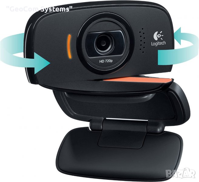 Logitech C510 USB камера HD 720p (360 градуса, Микрофон) , снимка 1