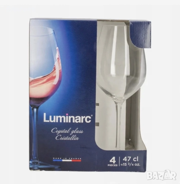 Комплект чаши за вино Luminarc x4, снимка 1