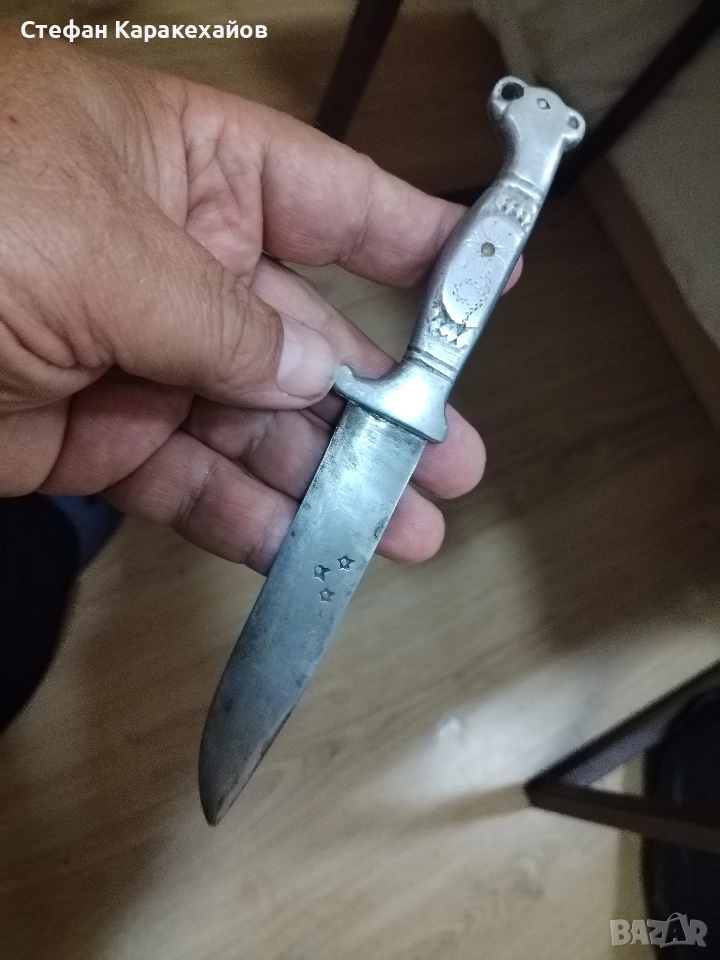 Старо ножче меча глава , снимка 1