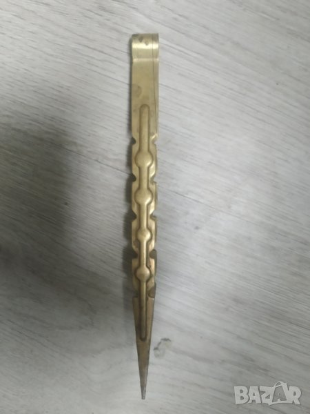 стара месингова щипка, снимка 1
