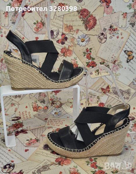 Дамски сандали на платформа с ластик и подметка от лико марка Zabaione, снимка 1