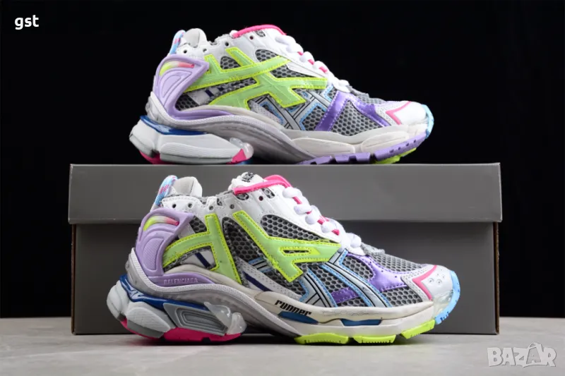 Редки Balenciaga Runner Kith Multicolour Маратонки Унисекс Мъжки дамски кецове , снимка 1