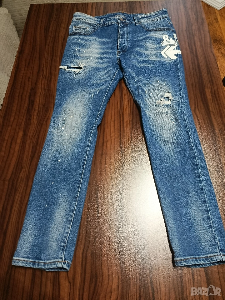 Мъжки еластични дънки, снимка 1