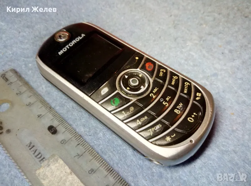 MOTOROLA C139 Стар КОЛЕКЦИОНЕРСКИ МОБИЛЕН ТЕЛЕФОН GSM АПАРАТ МОТОРОЛА 47688, снимка 1