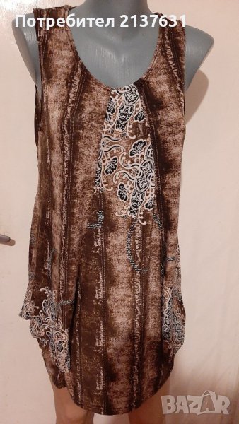 ДАМСКА ИНТЕРЕСНА РОКЛЯ  - Размер L , снимка 1