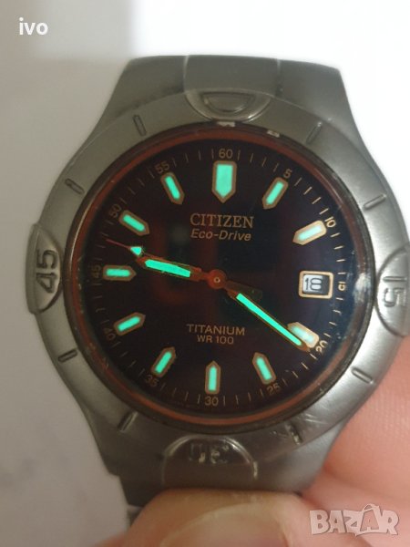 citizen eco drive titanium , снимка 1