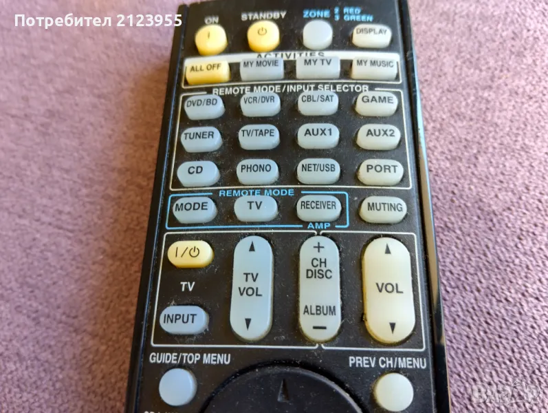 ONKYO REMOTE CONTROL, снимка 1