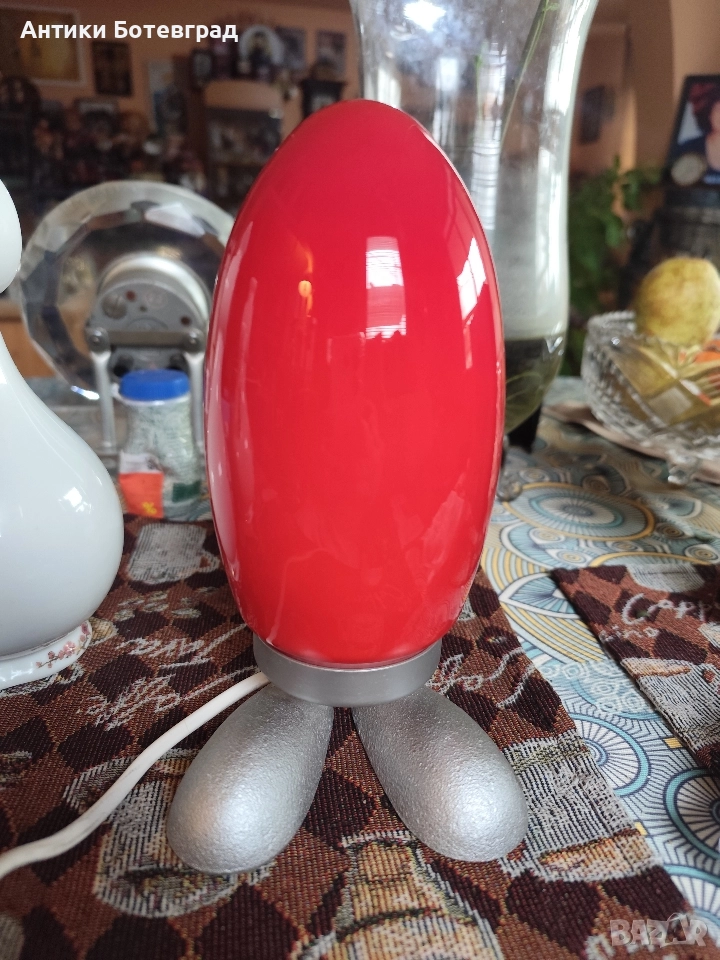 Нощна лампа яйце от икея 1990 г дизайнерска , снимка 1